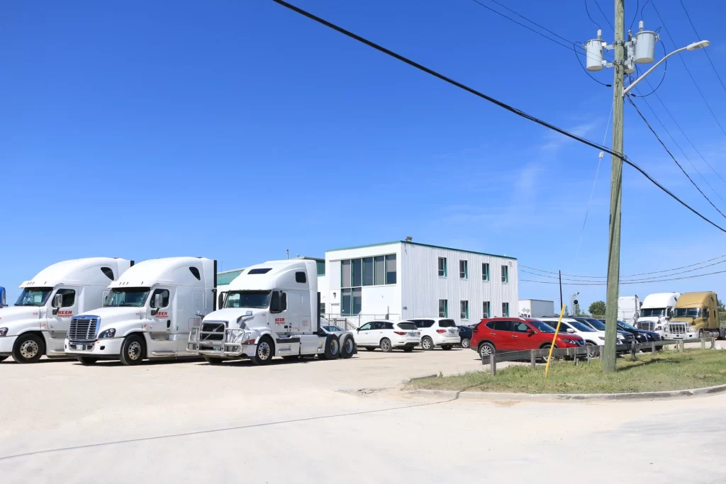 Flatbed by keen Transport in Canada