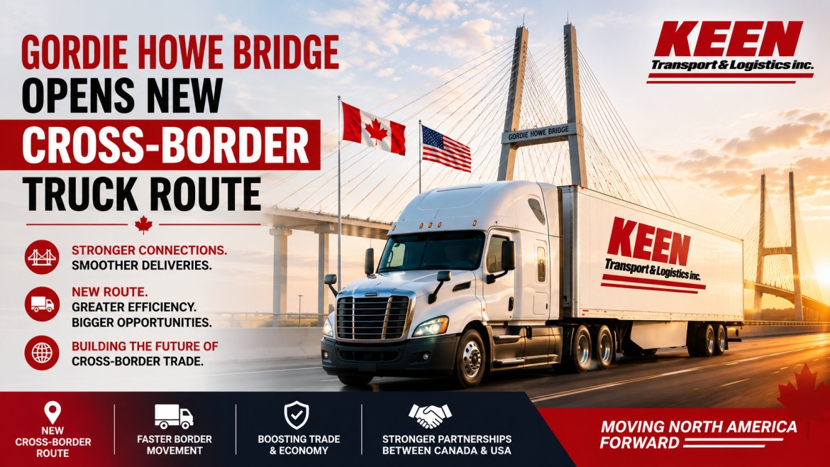 Gordie Howe Bridge Opens New Cross-Border Truck Route