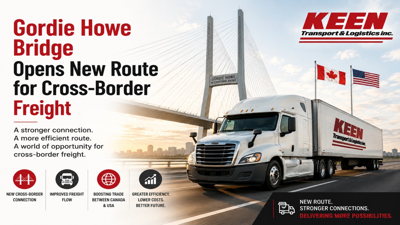 Gordie Howe Bridge Opens New Route for Cross-Border Freight