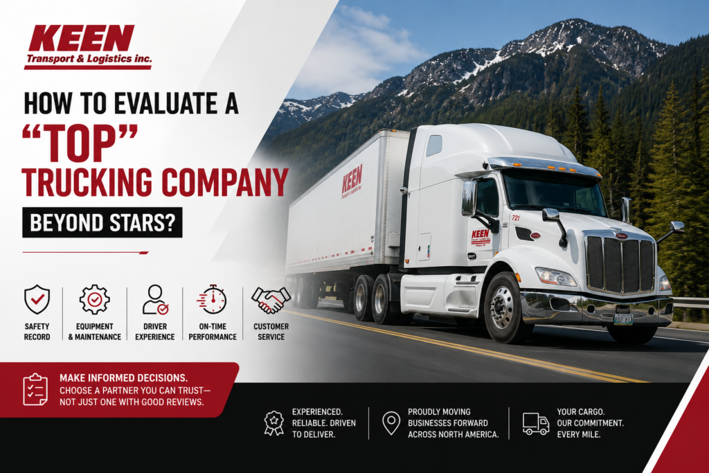 How to Evaluate a Top Trucking Company Beyond Stars