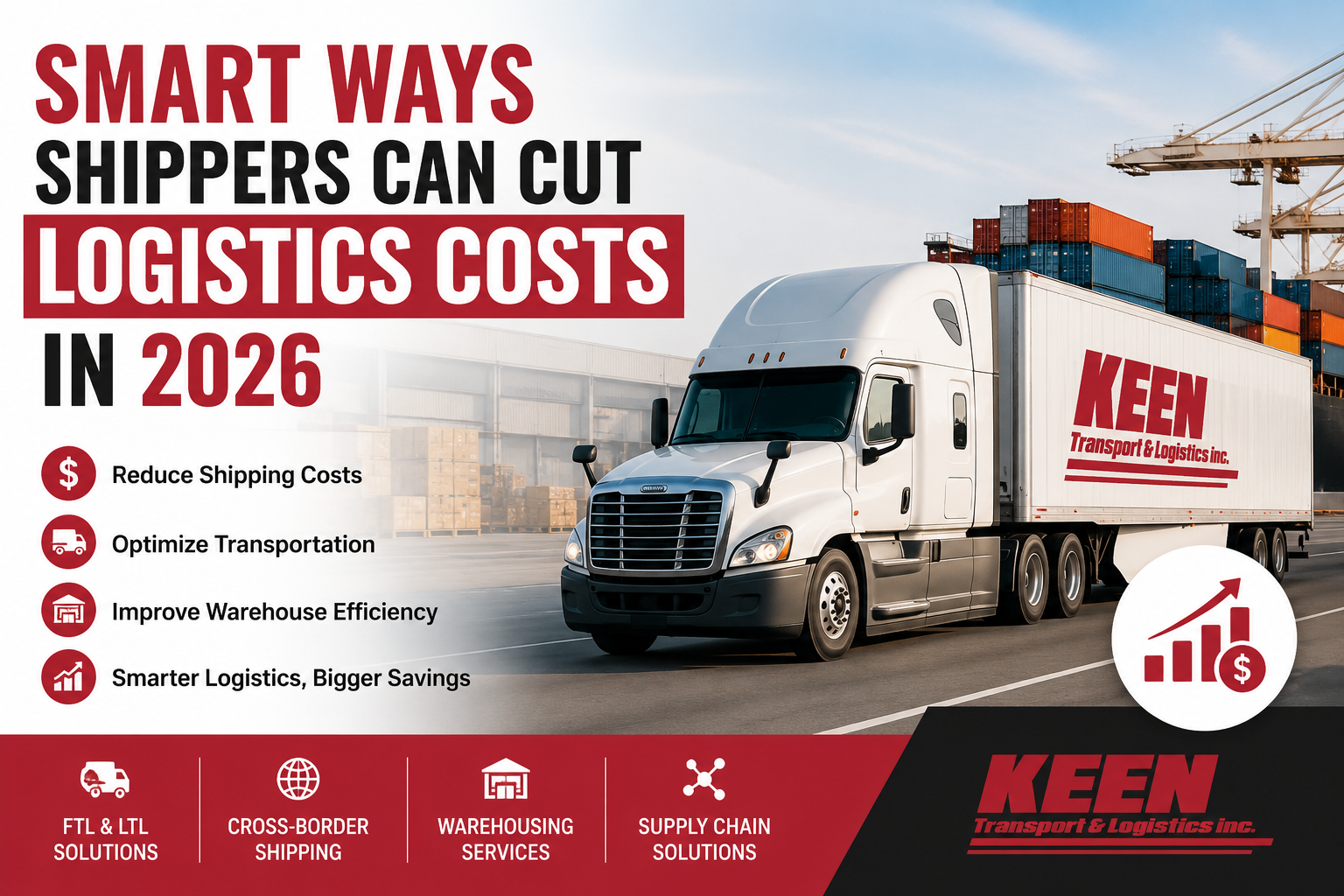Smart Ways Shippers Can Cut Logistics Costs in 2026