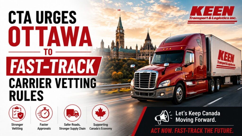 CTA Urges Ottawa to Fast-Track Carrier Vetting Rules