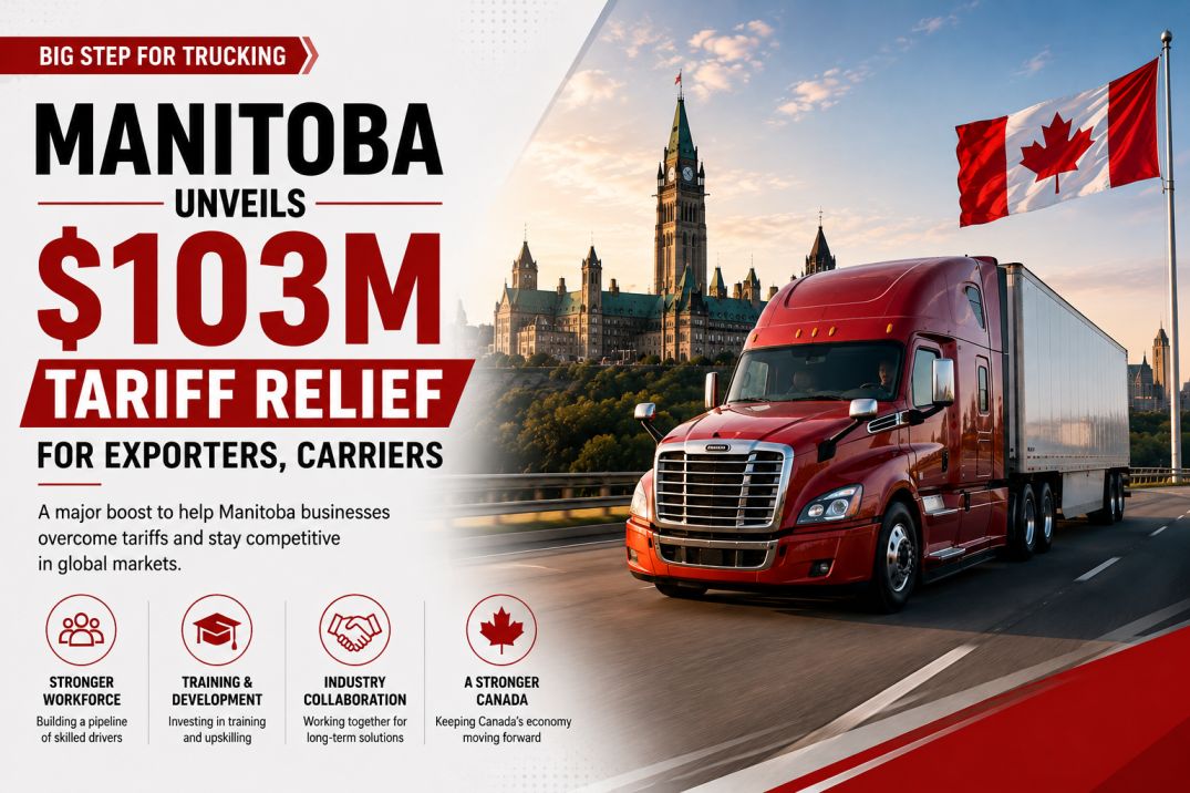 Manitoba Unveils $103M Tariff Relief for Exporters, Carriers