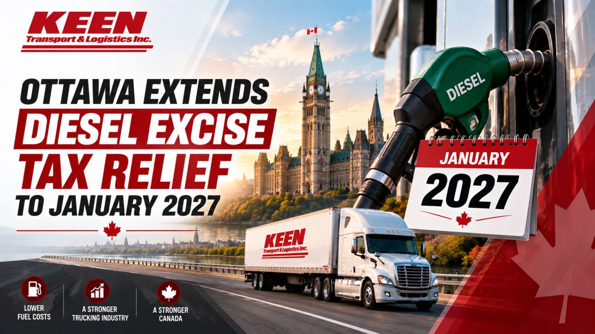 Ottawa Extends Diesel Excise Tax Relief to January 2027