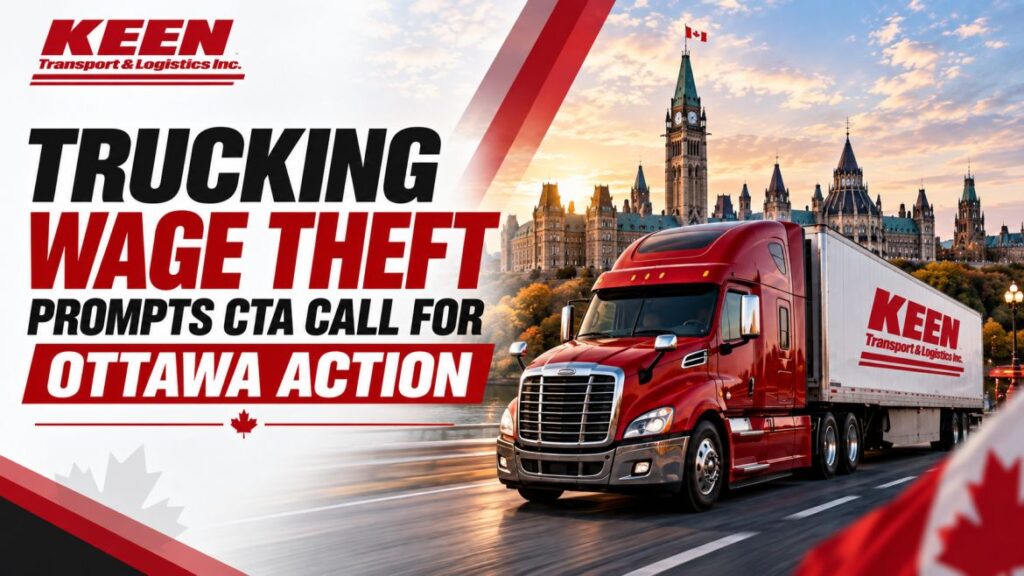 Trucking Wage Theft Prompts CTA Call for Ottawa Action